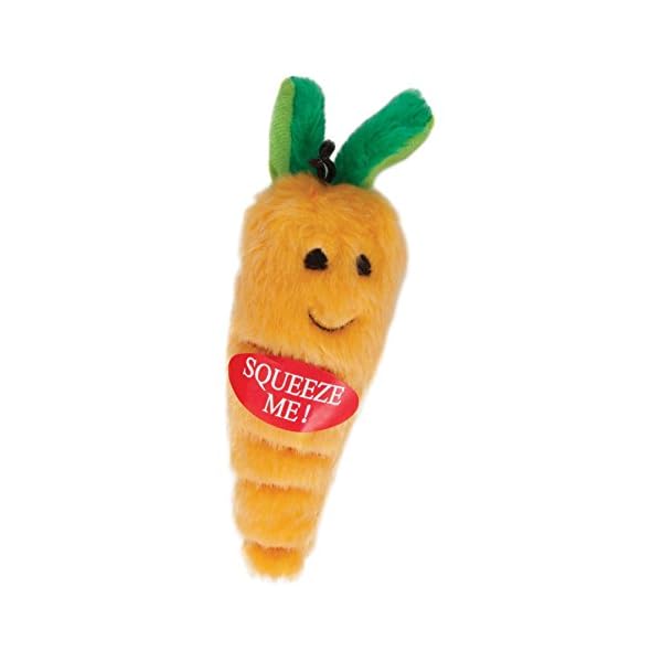 Booda Soft Bite Dog Toys 6.5" l x 2.5" w Carrot