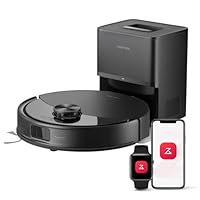 roborock Q10 S5+ Robot Vacuum and Mop, 10,000Pa Suction, Upgraded from Q8 max+, 70 Days Self-Emptying, Obstacle Avoidance, Sonic Mopping, Dual Anti-Tangle Design, Auto Mop Lifting, Ideal for Pet Hair