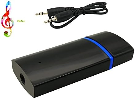 USB Bluetooth Wireless Receiver Adapter V4.1, 3.5mm AUX Stereo Audio Output for Home Audio / Portable Speakers / Headphones / Radio Player / Car Stereo Systems