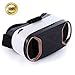 Sunnyfair 3D VR Headset Virtual Reality Glasses For Play Your Best Mobile Games & 360 Movies , More Comfortable VR Glasses Goggles Plus Special Adjustable Eye Care System