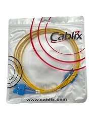 Cablix Single Mode Fiber Optic Patch Cord, Duplex