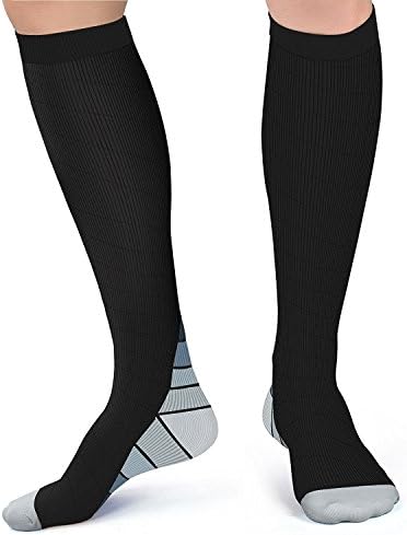 Mens Compression Socks,Graduated Compression Sock for Women,20-30 mmHg Compression Socks for Nurses, Medical, Pregnancy, Traveling