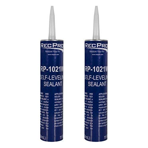 2 Pack of Alpha Systems 1021 Self-Leveling RV Sealant