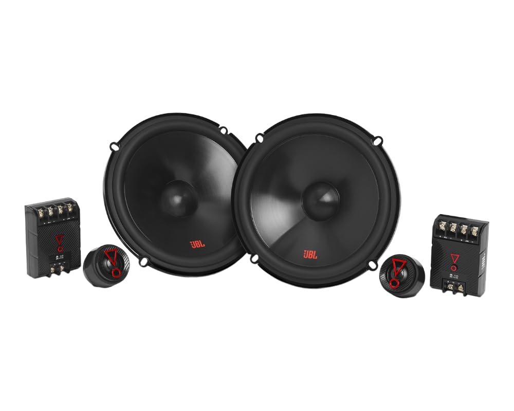 JBL Stage3 607CF 6.5-inch (16.5 cm) 2-way component speaker system, 50 W RMS / 250 W Peak, Plus One™ polypropylene cone, PEI dome tweeter, 4 ohm, 92 dB, external crossover, clear JBL sound — image 1