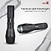 JIA LE Tactical Flashlight Super Bright Led T6 Cree Flashlights 1000 Lumens with 2 Rechargeable 18650 Lithium Ion Batteries and Charger Water Resistant, Ideal For Camping Emergency, 2 Piece