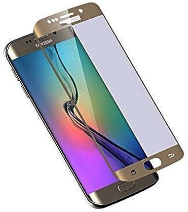 AccWorld ? Full Screen Coverage 9H Hardness HD Curved Tempered Glass Screen Protector for Samsung Galaxy S7 Edge - Copper Gold