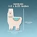 Cocktail Napkins - 50-Pack Luncheon Napkins, Disposable Paper Napkins Llama Party Supplies for Birthday, Fiesta, 3-Ply, Llama Die-Cut Shaped Design, Folded 4.2 x 6.25 Inches
