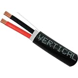 Direct Burial 12awg 2 Conductor Audio Cable - 500ft Black
