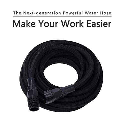 GREEN MOUNT 50ft Expandable Garden Hose, Lightweight Flexible Water Hose with 8 Function Spray Nozzle, Ultimate Non Kink Hose Easy to Storage - Thumbnail 2