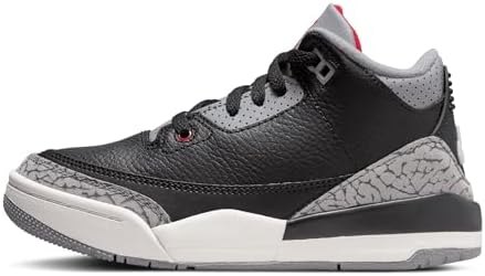 Amazon.com | Jordan Little Kid's 3 Retro Black/Green Glow-Wolf