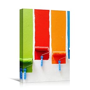 signwin Canvas Wall Art Painted Wall Abstract Colorful...