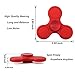 Uharbour ElitePro Prime Anti Stress Hand Toy Fidget Tri-Spinner, Apple Red, Mute Bearing, Perfect Christmas Gift for Kids.