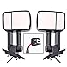 DEDC Towing Mirrors Silverado Side View Mirrors Power Heated with Manual Folding Extending for 07-14 Chevy Silverado GMC Sierra 1 Pair