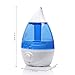 Homeleader 1.6L Air Humidifier, Ultrasonic Cool Mist Air Humidifier with Color-Changing LED Lights for Yoga Spa Home Office Babies, Quiet Operation