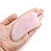 Jovivi Gua Sha Scraping Massage Tools, 5 Pcs Rose Quartz Multi-Shape Guasha Board for Face & Body, Natural Crystal Stone Gua Sha Facial Tool, Face Massager for Traditional Acupuncture Therapy