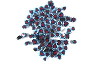 Heart Murrine 2101-96 Millefiori COE 96 Glacial Art Glass