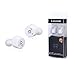 Bluetooth Noise Cancelling Earbuds,Mini Invisible Earphones Truly Wireless Bluetooth V4.2 Music Earpiece In-ear Headset Stereo Surround Sound With Microphone For Running Gym Apple -White