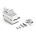 Krator® Yamaha V-Star 650 / 950 / 1100 / 1300 Chrome Front Brake Fluid Master Cylinder Cover Reservoir Cap (1998-2013)