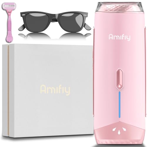Amifiy Ice Cooling IPL Home Use Hair Removal Device, Laser Hair Removal Machine…