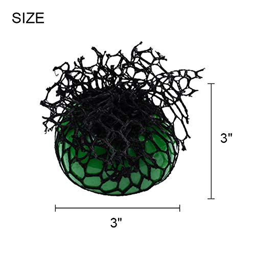 POPLAY Mesh Squishy Ball/Vent Toys/Slime Stress Ball/Anti Stress Toys,Grape Ball,4 PCS