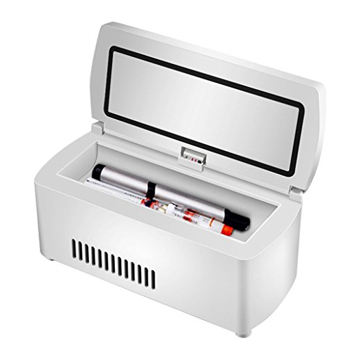 Click Here to See More Images Saucepans Portable Insulin refrigerated Box for Car Small Refrigerator Freezer Refrigerant Box That can be on The Plane Small Appliances (Color : White, Size : B:219.49.1 cm)