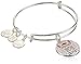 Alex and Ani Color Infusion, Pardon My Frenchie EWB, Shiny Silver, Expandable