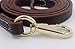 YOOGAO Pet Genuine Leather Dog Training Leash. 4/6 ft Length 3/5 inch Width for Medium and Large Dogs.(6 feet)