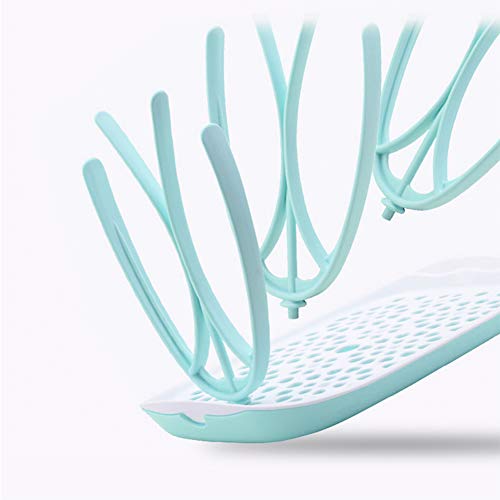 Bottle Drying Rack and Dish Dryer BFA Free, Baby Bottle Nipple Shelf Cup Holder and Feeding Bottles Drying Holder for Toddler Infants