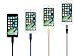 Mscrosmi 4 Pack 3FT 6FT 6FT 10FT Nylon Braided USB Charging cable compatible with iPhone 7/7Plus/6s/6s Plus/6/6Plus/5s/5c/5,iPad/iPod,iOS devices and more.(Black,Blue White,Gray Gold,Rose Gold)