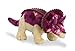 Aurora® Ferocious Dinos & Dragons Triceratops Stuffed Animal - Prehistoric Fun - Cuddly Companions - Purple 14 Inches