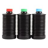 3X 1000ml Collapsible Darkroom Chemical Storage