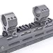 Braudel Rail Section Set with Thread Locking Screws, Wrench and Nuts,