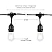 Brightech Ambience Pro LED String Lights - 48 Ft Commercial Grade Patio Lights Outdoor Waterproof - Heavy Duty Porch String Lights for Backyard, Christmas - Dimmable Vintage Edison 1W 15 Bulbs,