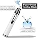 Ear and Nose Hair Trimmer for Men,Professional USB Rechargeable Nostril Nasal Hair Vacuum Cleaning System,4 in 1 Lightweight Waterproof Hair and Beard Clippers for Women (White) 
