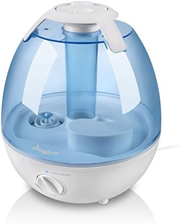 Ultrasonic Cool Mist Humidifier - Anypro Mist Humidifiers for Bedroom Ultra Quiet Air Humidifiers with 6 Optional Night Lights Multi Mist Modes Cool Mist Humidifiers for Baby Home, Filter Free, 3.5L