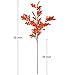 4Pack Artificial Maple Leaves Stems Autumn Leaves Fall Leaves 38
