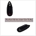 B-Great Silicone Case Pendant with Ball Chain Necklace Compatible with Pokemon Go-tcha, Black