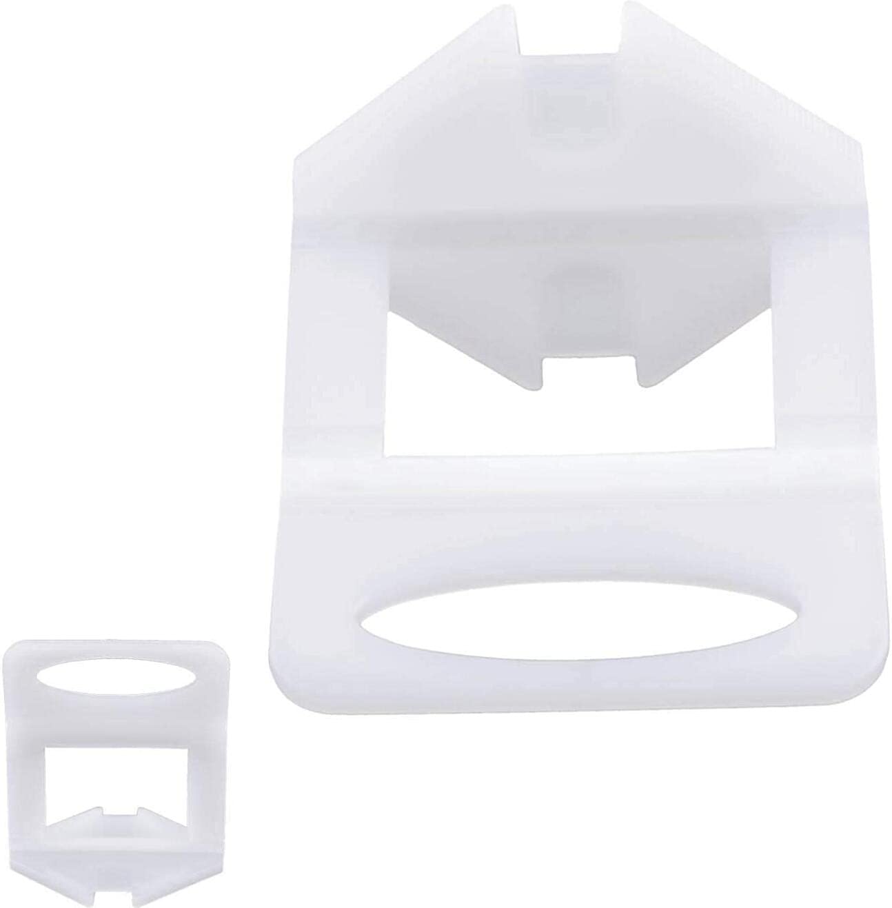 Tile Leveling Clips 2mm for Wall Floor Tile Spacer,Pack of 200