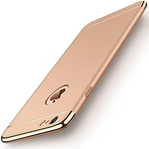 shenzkeji Protective Hard Case for Apple iPhone 6 Plus and iPhone 6s Plus, No-Fade, Anti-Scratch, Anti-Fingerprints, Easy to Install and Remove(5.5 Inch, Gold)