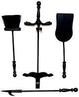 Inglenook Black 4 Piece Fire Companion Set Fireside Tools Hearth Shovel Poker view 3