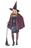 Funworld Womens Sexy Glitter Chip Witch Spider Web Theme Party Halloween Costume, One Size (2-14)