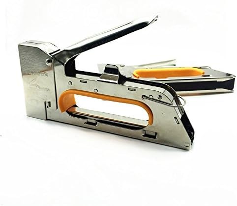 Heavy Duty Staple Gun Upholstery Stapler Tracker Tool for Fixing Material, Decoration, Carpentry, Furniture, Doors and Windows, Billboards
