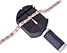 Elegant Titanium Magnetic Therapy Necklace Pain Relief for Neck Arthritis Migraine Headaches Shoulders and Back (Czech Stone Rose Gold)