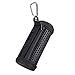 Zaracle JBL Flip 4 Case, PU Carrying Sleeve Case Travel Pouch Bag Protective Cover for JBL Flip4 Waterproof Portable Bluetooth Speaker (Black)