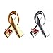 YAVONA Ribbon Poppy Brooches Pins for Hero Soldier Remembrance Day Gifts (Pack of 2)
