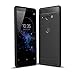 Sony Xperia XZ2 Compact Case, TopACE Ultra Thin Carbon Fiber Scratch Resistant Shock Absorption Soft TPU Protective Cover for Sony Xperia XZ2 Compact (Black)