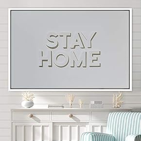 signwin Framed Canvas Wall Art Word Panels 3D...