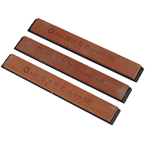 BephaMart 6Pcs 180# 400# 800# 1500# 2000# 3000# Oilstone Edge Sharpener Stone Shipped and Sold by BephaMart