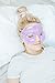 Perfecore Cooling Gel Eye Mask Cold Compress for Puffy Eyes, Dark Circles, Headaches, Purple