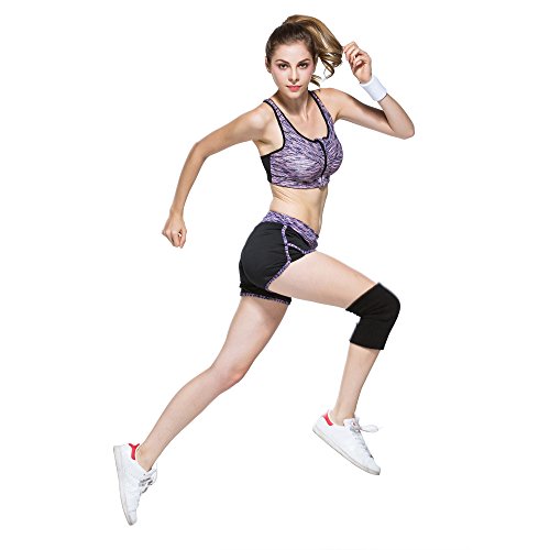 Hoter Premium Sports Cotton Compression Knee Band, Knee Sleeve, Knee Support for Joint Pain Relief and Running